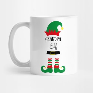 grandpa elf cute funny christmas gift elf family xmas Mug